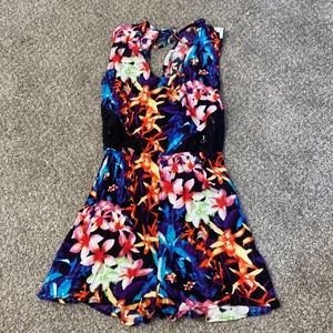 Charlotte Russe floral romper